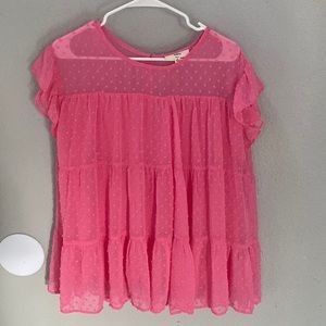 Entro Top with Polka Dot Detail